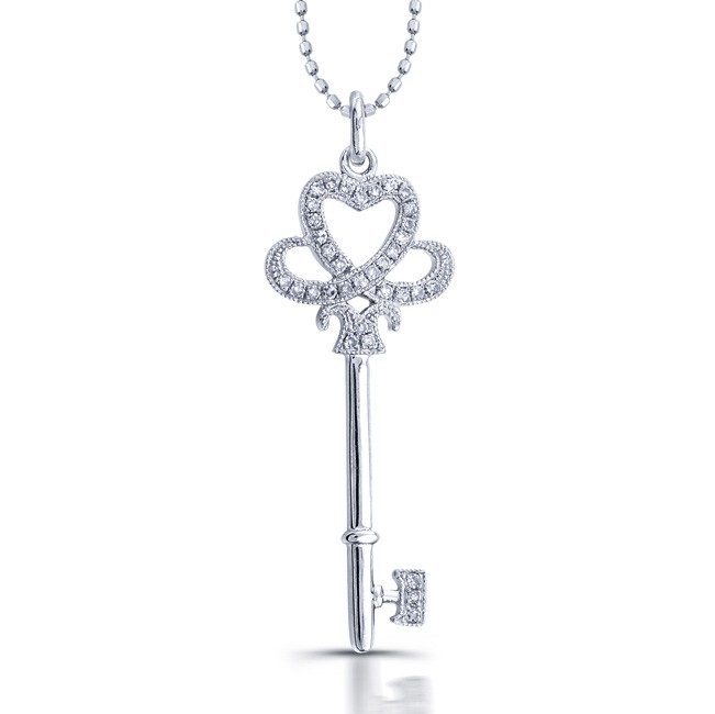 Diamond Key With Heart
