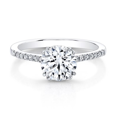 Diamond Classic Engagement Ring Setting