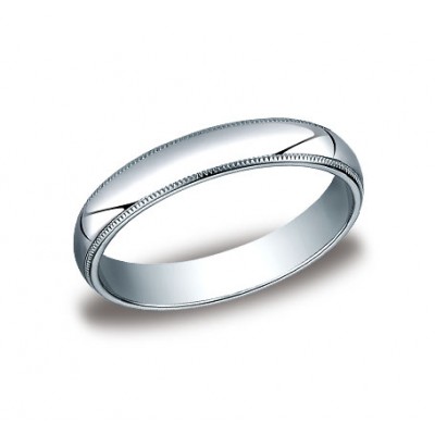 Classic White Gold 4mm Band