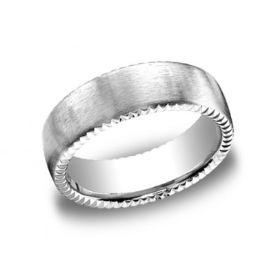 Designs White Gold 7.5mm Band