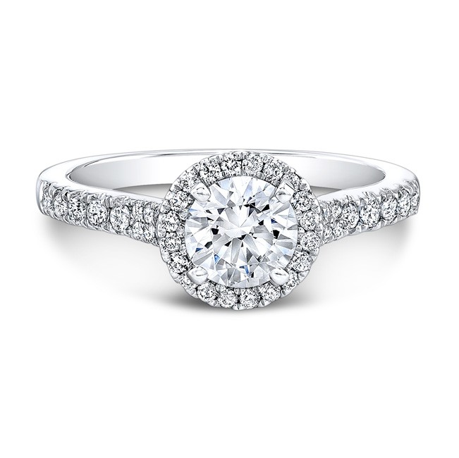 1 Carat TW Halo Engagement Ring