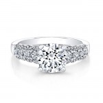 Diamond Classic Engagement Ring Setting