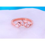 Five Stone Marquise rose Gold wedding band