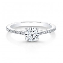 Delicate Classic Engagement Ring Setting