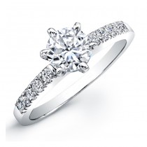 3/4 Carat  Micro Prong Diamond Engagement Ring
